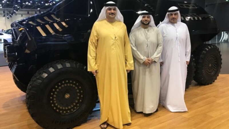 Die Macher von Devel zeigen auf der Dubai Motor Show 2017 mit dem 60 ein zweites Autobauprojekt. (Bild: SP-X/Michael Specht)