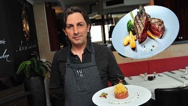 Christian Dijmarescu eröffnet am 28. November das neue Steak-Lokal Ängus Downtown in Linz. (Bild: Markus Wenzel, Horst Einöder)