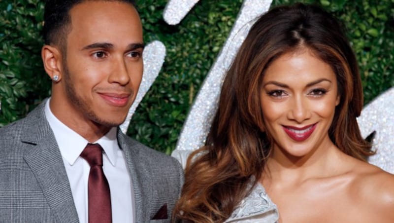 Lewis Hamilton und Nicole Scherzinger (Bild: AFP)