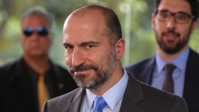 Uber-Geschäftsführer Dara Khosrowshahi (Bild: APA/AFP/Sergio LIMA)