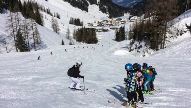 Viele Lehrer in Salzburgs Skigebieten gehen im Turnunterricht Skifahren, hier in Zauchensee. (Bild: Melanie Hutter)