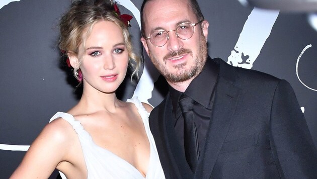 Jennifer Lawrence und Darren Aronofsky (Bild: www.PPS.at)