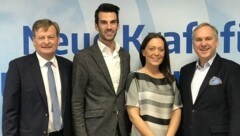 Gottfried Waldhäusl, Udo Landbauer, Vesna Schuster und Walter Rosenkranz (Bild: FPÖ)