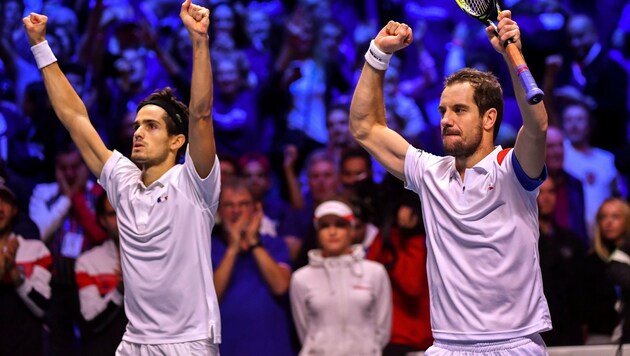 Richard Gasquet und Pierre-Hugues Herbert (Bild: AFP)