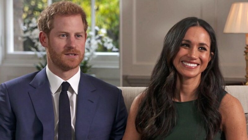 Prinz Harry und Meghan Markle (Bild: ASSOCIATED PRESS)