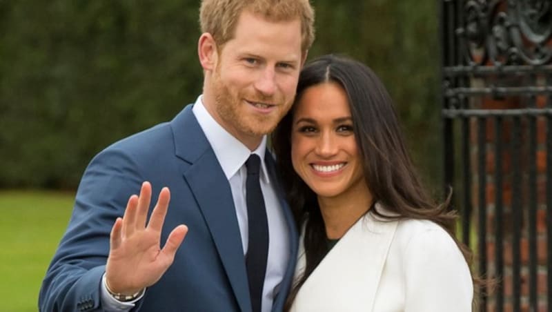 Prinz Harry und Meghan Markle (Bild: AP)