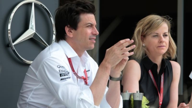 Toto und Susie Wolff (Bild: GEPA)