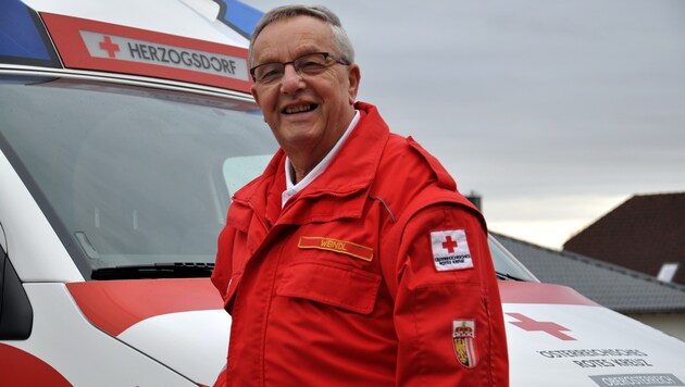 Gerhard Weindl engagiert sich seit 1984 beim Roten Kreuz (Bild: RK OÖ)
