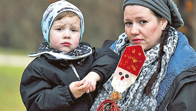 Nadine E. musste ihren Markus nach dem Nikolaus-Eklat trösten. (Bild: Markus Wenzel)