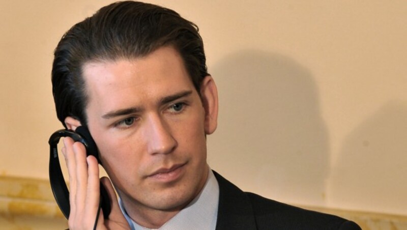 Außenminister Kurz: "Festlegung auf einen Status sollte Ergebnis von Verhandlungen sein." (Bild: AFP)