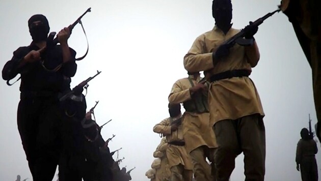 IS-Kämpfer in Syrien (Bild: AFP)