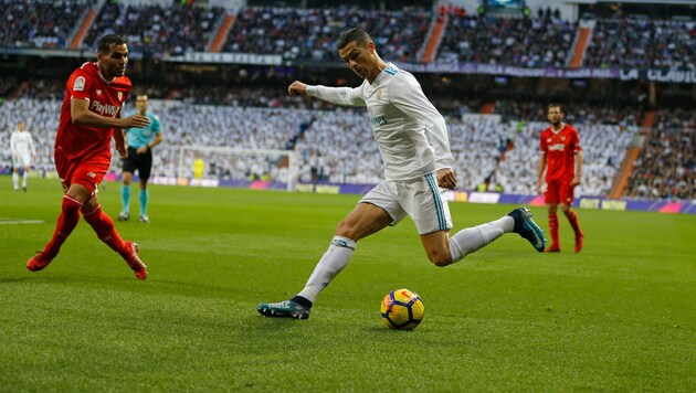 Doppeltorschütze Cristiano Ronaldo (Bild: AP)