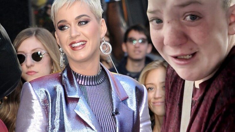 Katy Perry setzt sich für den gemobbten US-Schüler Keaton Jones ein. (Bild: facebook.com, www.pps.at, krone.at-Grafik)