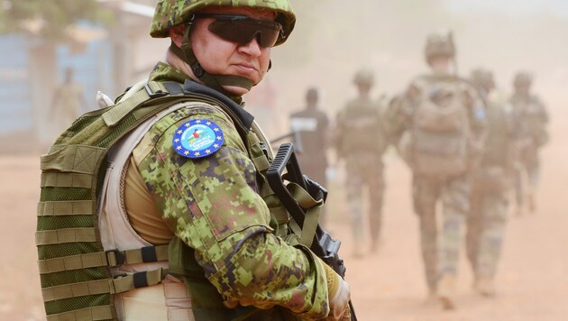 EUFOR-Soldaten im Einsatz (Bild: AFP)