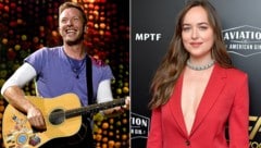 Chris Martin und Dakota Johnson (Bild: AFP)