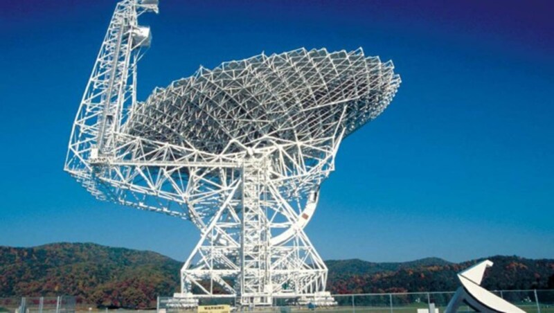 Das Green Bank Telescope in West Virginia (Bild: NRAO)