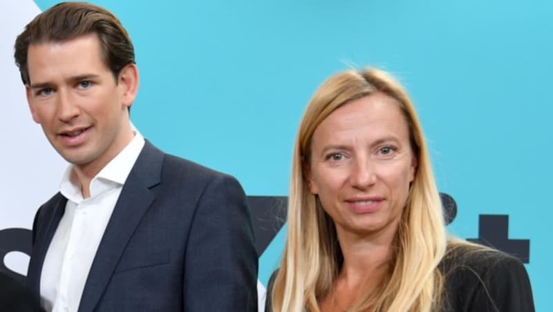 Kurz mit Juliane Bogner-Strauß (Bild: APA/BARBARA GINDL)