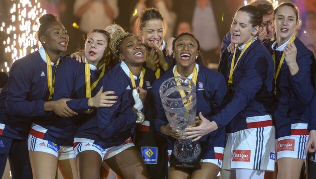 Die Weltmeisterinnen (Bild: AP)