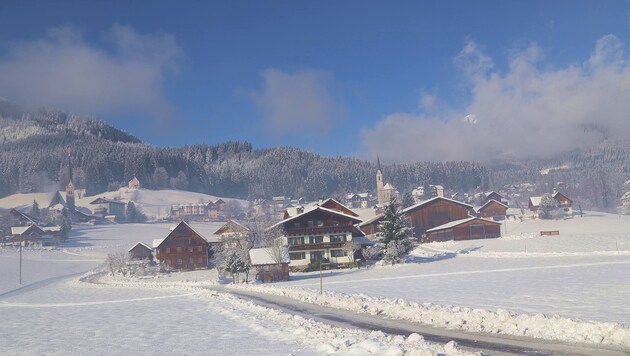 Gosau im Salzkammergut hat eine schöne Schneedecke. (Bild: Marion Hörmandinger)