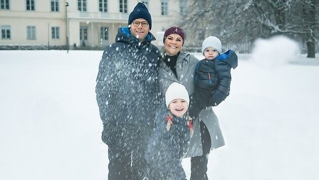 Die Weihnachtsgrüße der schwedischen Royals (Bild: kungahuset.se)