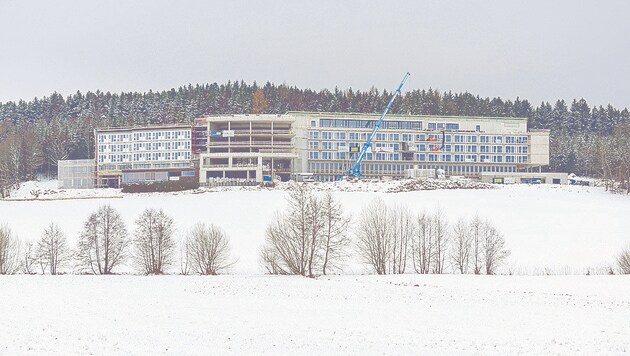 Das Kurhotel in Bad Leonfelden wird derzeit groß umgebaut. (Bild: Markus Wenzel)