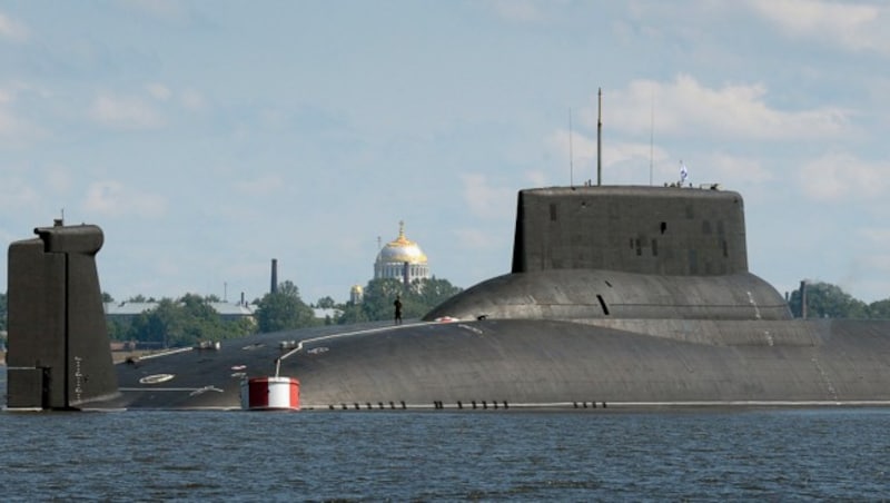 Das russische U-Boot Dmitri Donskoj (Bild: AFP)