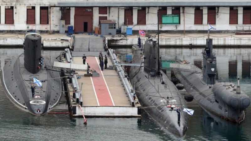 Russische U-Boote (Bild: AFP)