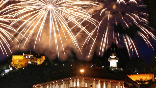 Graz begrüßt das neue Jahr â013 am 29. 12. geht es mit Single- und Raunacht-Silvester los. (Bild: KRONEN ZEITUNG)