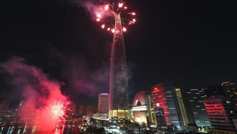 Silvesterfeier in Seoul (Bild: AFP)