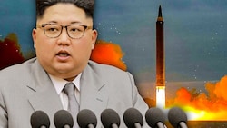 Nordkoreas Machthaber Kim Jong Un (Bild: AP/KCNA VIA KNS, AP, krone.at-Grafik)