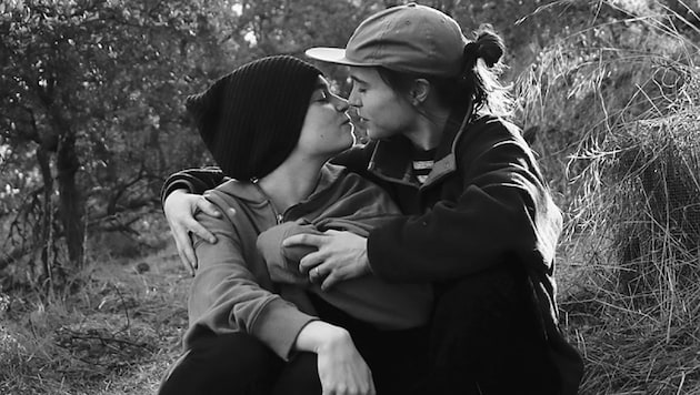 Ellen Page mit ihrer frisch angetrauten Ehefrau Emma Portner (Bild: instagram.com/ellenpage)