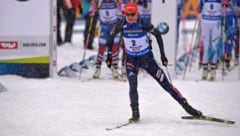 Kuzmina beim Rennen in Hochfilzen (Bild: GEPA)