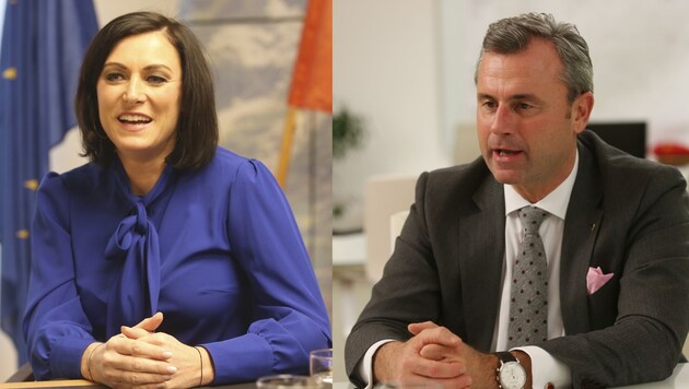 Die Minister Elisabeth Köstinger und Norbert Hofer werden wohl Österreich bei der Tagung vertreten. (Bild: Zwefo)