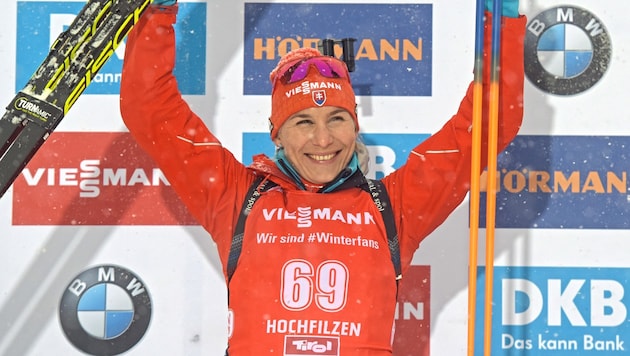 Anastasiya Kuzmina (Bild: GEPA)