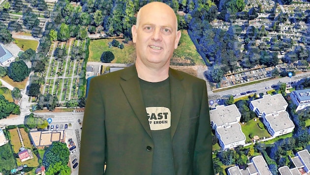 Ist für das Bauprojekt beim Neustifter Friedhof in Währing: Gemeinderat Christoph Chorherr (Grüne). Ein Biotop wurde einfach zugeschüttet. (Bild: ÖBRV/APA-Fotoservice/Langegger und privat)