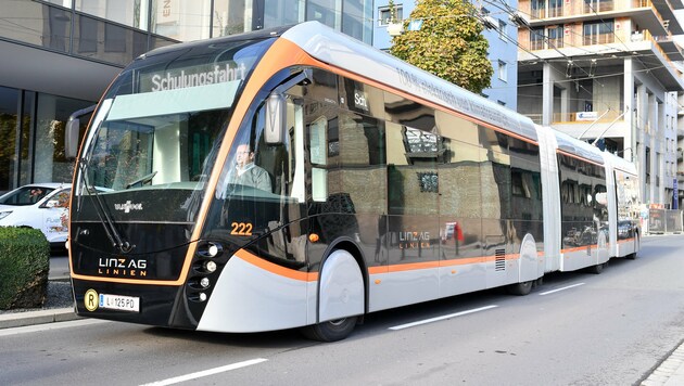 Das Busspurennetz in Linz wird auch 2018 erweitert. (Bild: Harald Dostal)