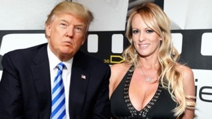 130.000 Dollar (124.688,28 Euro) sollten den Pornostar Stormy Daniels davon abhalten, in der Öffentlichkeit über eine angebliche Affäre mit Trump zu berichten. (Bild: AP, AFP, krone.at-Grafik)