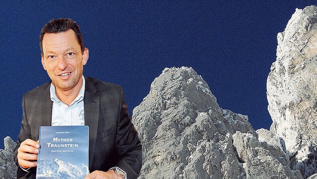 Bergretter Christoph Mizelli schrieb über den Schicksalsberg vieler Oberösterreicher ein Buch. (Bild: Klemens Fellner, Christoph Mizelli)