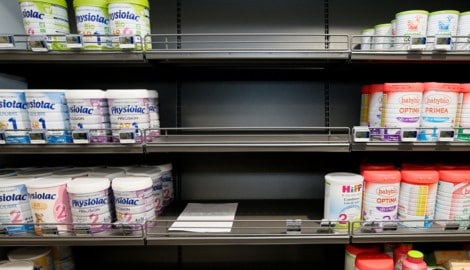 Engpass bei Babymilch