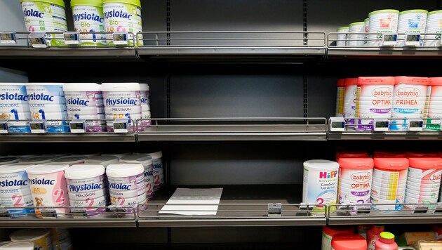 Engpass bei Babymilch