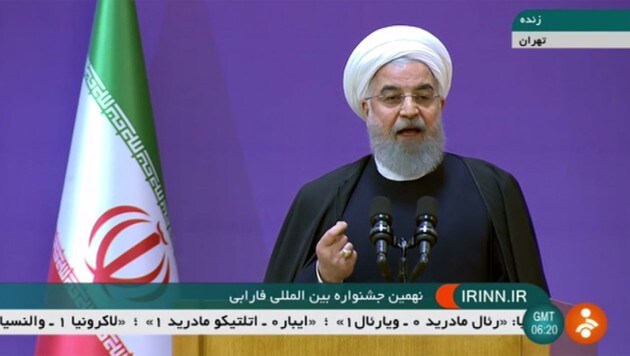 Irans Präsident Hassan Rouhani (Bild: Ruptly.TV)
