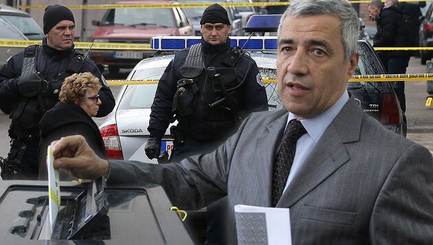 Oliver Ivanovic wurde auf offener Straße erschossen. (Bild: AP, AFP, krone.at-Grafik)