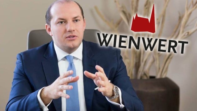 Wienwert-Geschäftsführer Stefan Gruze (Bild: Wienwert, krone.at-Grafik)