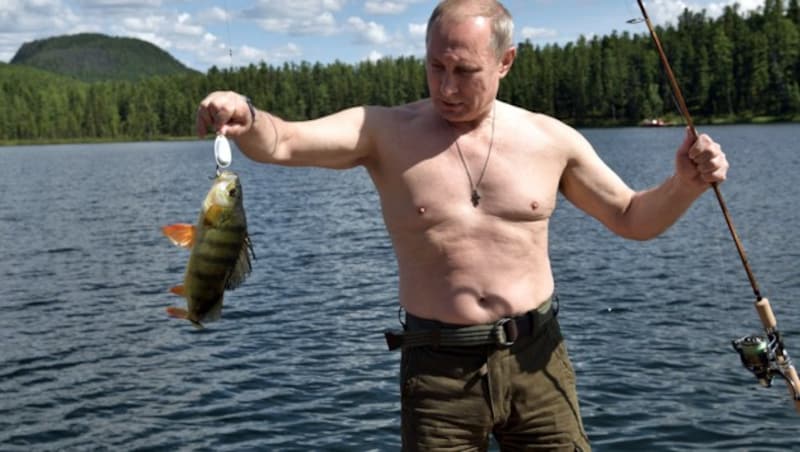 Putin, Hecht (li.) (Bild: Alexey NIKOLSKY/SPUTNIK/AFP)