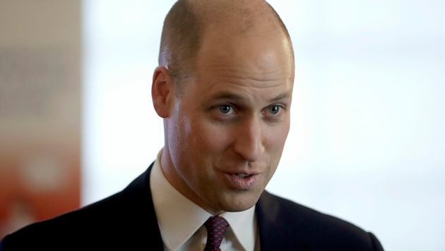 Prinz William ist offiziell der „Sexiest Bald Man Alive“. (Bild: AP)