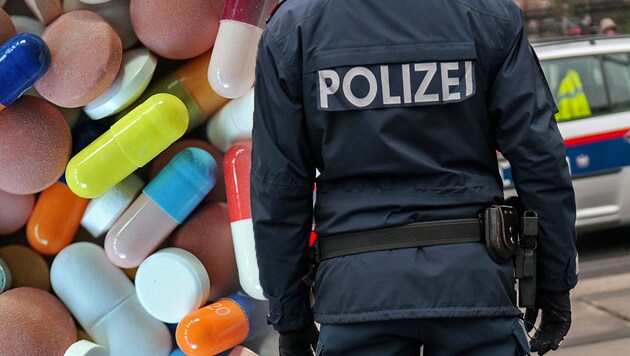 Die Polizisten stellten Heroin, Kokain und 1000 Euro in bar sicher. (Bild: APA/dpa-Zentralbild, Andreas Graf)