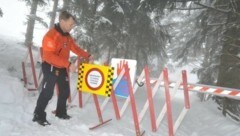 Weg am Gaisberg gesperrt (Bild: Stadt Salzburg/J. Killer)