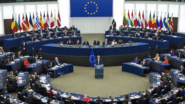 Das EU-Parlament in Straßburg (Bild: AFP)