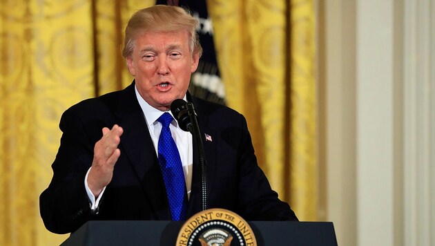 US-Präsident Donald Trump betont, dass es keine geheimen Absprachen mit dem Sonderermittler gebe. (Bild: AP)