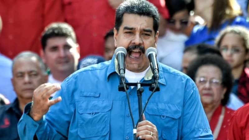 Präsident Nicolas Maduro (Bild: AFP )
